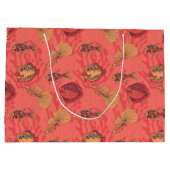 生きたサンゴ礁に生息する魚 ラージペーパーバッグ (裏面)