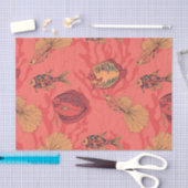 生きたサンゴ礁に生息する魚 薄葉紙 (クラフト)