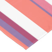 生きたサンゴ、赤と紫 テーブルクロス (アングル)