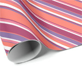 生きたサンゴ、赤と紫 ラッピングペーパー (ロールコーナー)