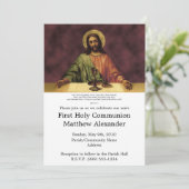 生きたパン 初領聖体 招待状 (スタンド正面)