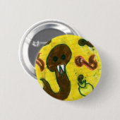 生きたヘビ! 缶バッジ (正面&裏面)