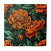 生きた宇宙用の牡丹 タイル (正面)