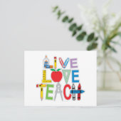 生きた愛教え ポストカード (スタンド正面)