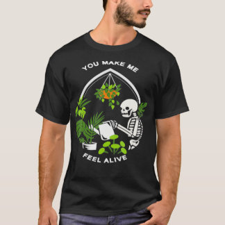 生きた感じどろのおもしろい植物の贈り物 Tシャツ