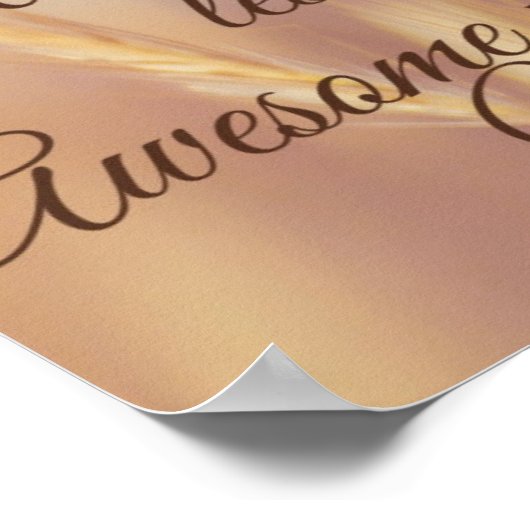 生きた木造の壁の芸術で誰かを責めない ポスター (角)