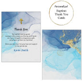 生きた水の正教洗礼感謝カード