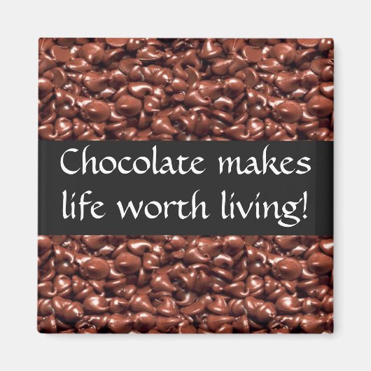 生きた磁石を生み出すチョコレート マグネット (正面)