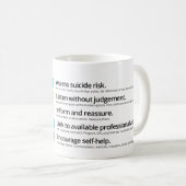 生きた精神衛生の救急処置 コーヒーマグカップ (正面右)