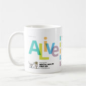 生きた精神衛生の救急処置 コーヒーマグカップ (左)