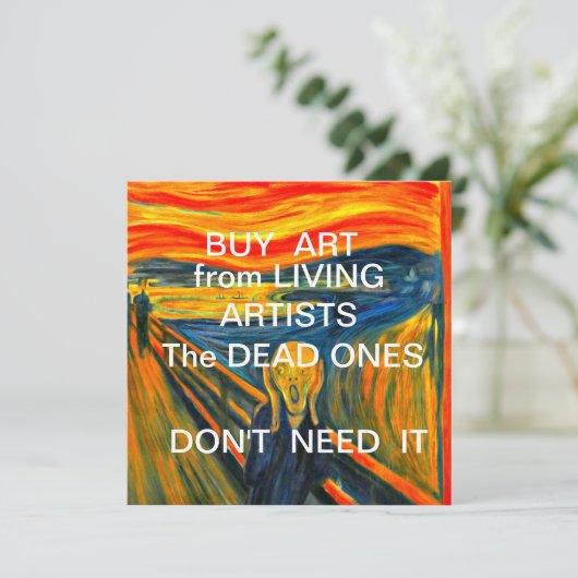 生きた芸術家たち カード (スタンド正面)