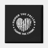 生きた落ちたハートの記念Dを祝う マグネット (正面)