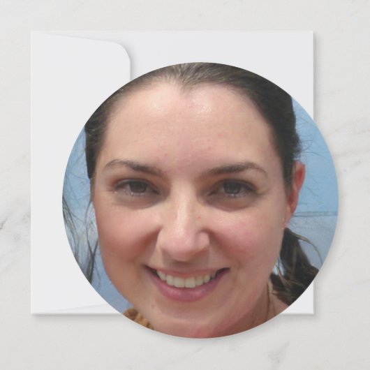 生きた青蝶の写真葬儀のお祝い 招待状 (裏面)