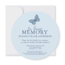 生きた青蝶の写真葬儀のお祝い