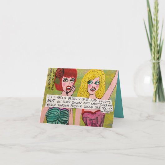 生きていて熱い事だ カード (正面)