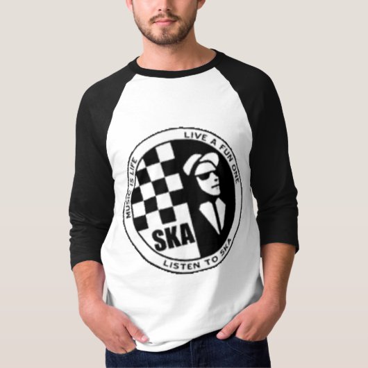 生きているおもしろい Tシャツ (正面)