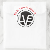 生きているならばそれはそれにステッカーを与えます スクエアシール (バッグ)