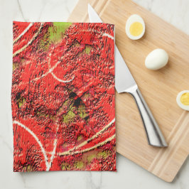 生きているサンゴの中には茶緑色の欠点を持つ質感 キッチンタオル