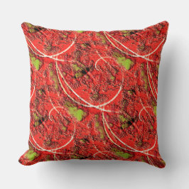 生きているサンゴの中には茶緑色の欠点を持つ質感 クッション