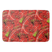 生きているサンゴの中には茶緑色の欠点を持つ質感 バスマット (正面)