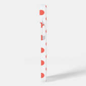 生きているサンゴ水玉模様オンホワイト Case-Mate iPhoneケース (裏面 / 左)