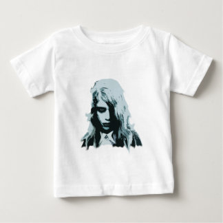 生きているゾンビの女の子の夜 ベビーTシャツ