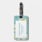 生きているターコイズ ラゲッジタグ (裏面縦)