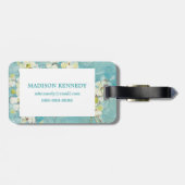 生きているターコイズ ラゲッジタグ (裏面横)