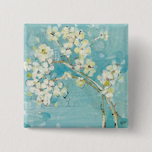 生きているターコイズ 缶バッジ (正面)