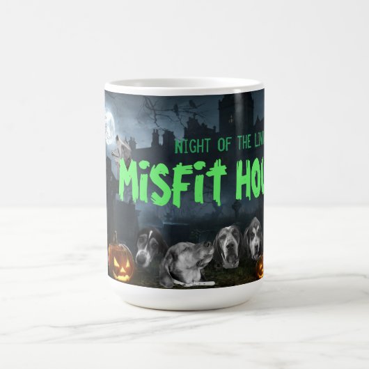 生きているミスフィットハウンドの夜 – モーフィングマグ モーフィングマグカップ (中央)