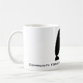 生きているラウンジのマグ コーヒーマグカップ (左)