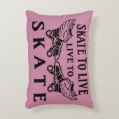 生きているローラーダービーの住むスケートスケートで滑るため アクセントクッション (正面(垂直))