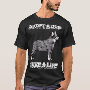 生きている動物救の救助者誇りを持ったを犬に採用する Tシャツ