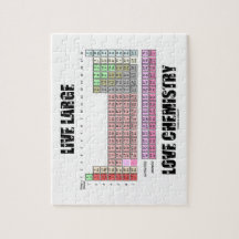 生きている大きい愛化学周期表の要素