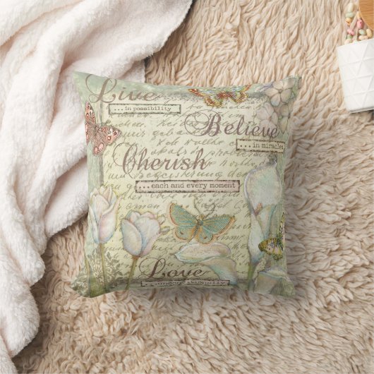 生きている大事にします信じて下さい クッション (ブランケット)