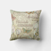 生きている大事にします信じて下さい クッション (裏面)