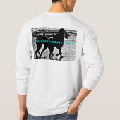 生きている小犬のスタイル Tシャツ (裏面)