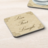 生きている屁の笑いのコースター コースター (左側)