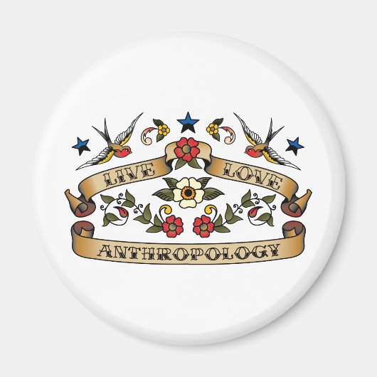 生きている愛の人類学 マグネット (正面)