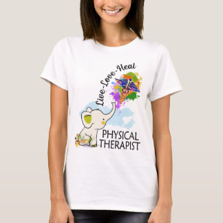 生きている愛の体のセラピスト象皮色 Tシャツ
