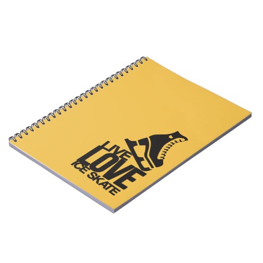 生きている愛はフィギュアスケート|のアイススケートします ノートブック (左側)