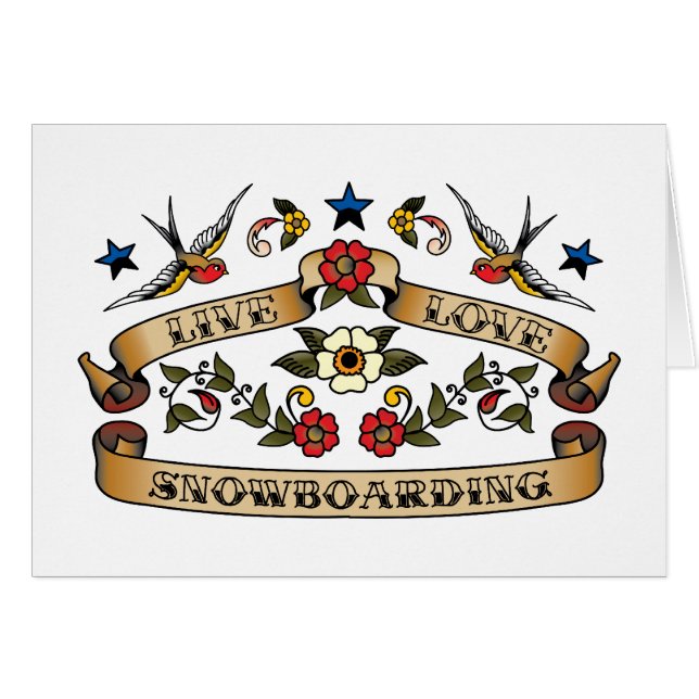 生きている愛スノーボード (正面横)