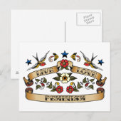 生きている愛フェミニズム ポストカード (正面/裏面)