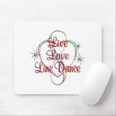 生きている愛ラインダンス マウスパッド (マウス)