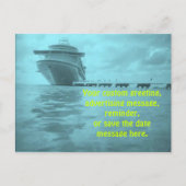 生きている愛巡航のカスタムの郵便はがき 案内ポストカード (正面)