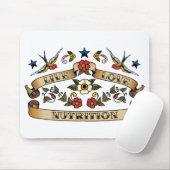 生きている愛栄養物 マウスパッド (マウス)