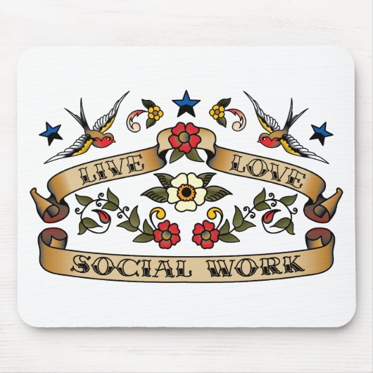 生きている愛社会事業 マウスパッド (正面)