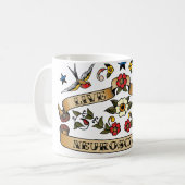 生きている愛神経科学 コーヒーマグカップ (正面左)