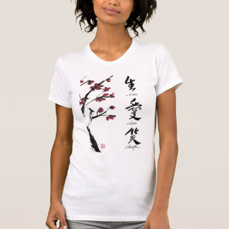 生きている愛笑いのTシャツ Tシャツ