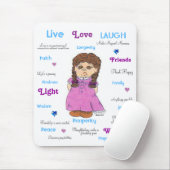 生きている愛笑い マウスパッド (マウス)